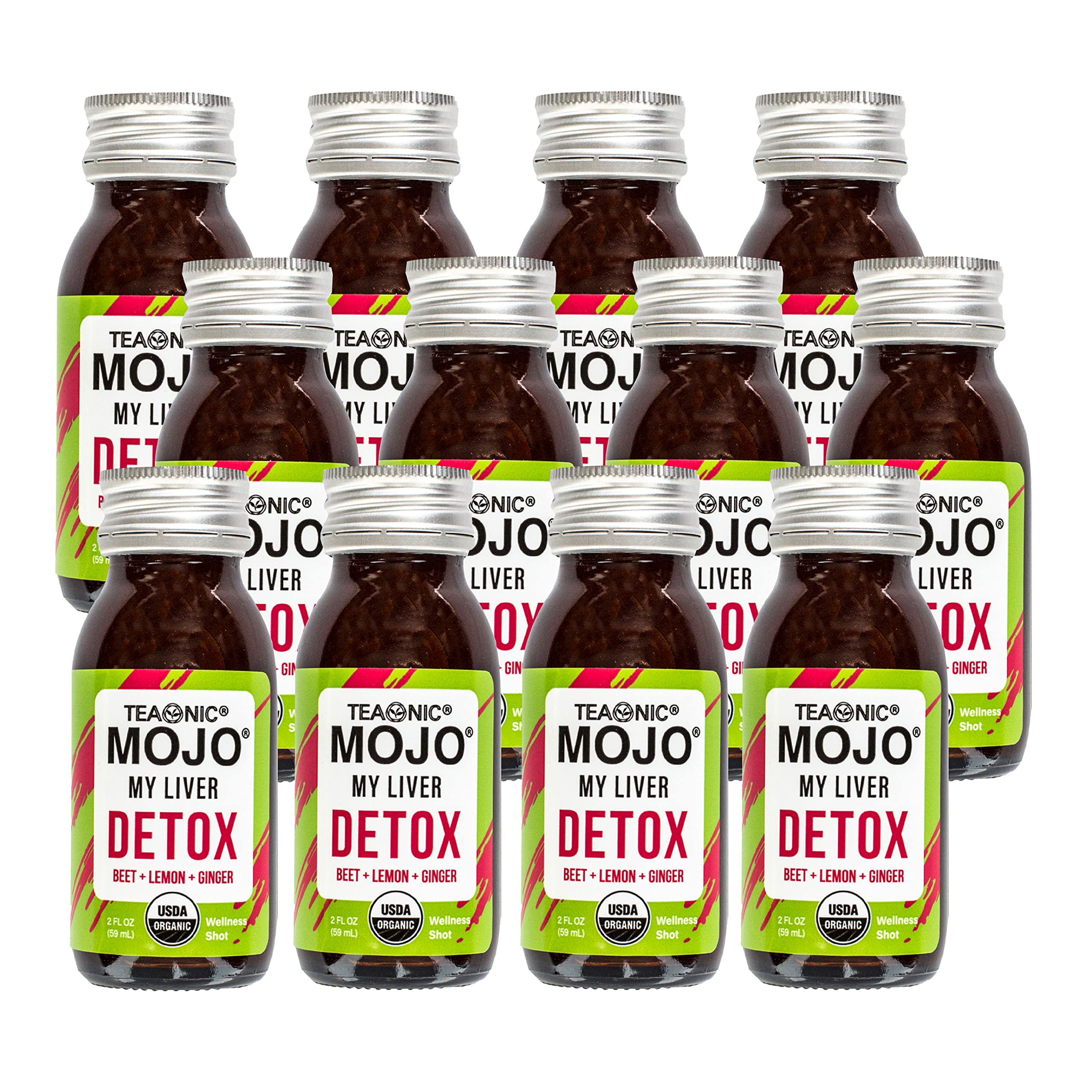 Amazon.com: TEAONIC My Liver Mojo: Detox, Wellness Mojo Shots with